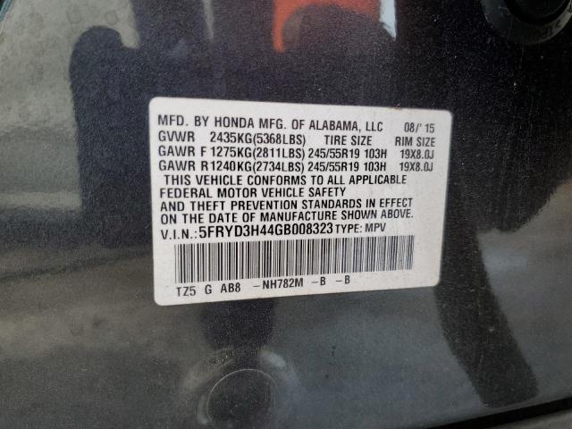 Aukcja sprzedaży 2016 Acura Mdx Technology, vin: 5FRYD3H44GB008323, numer aukcji: 75961603