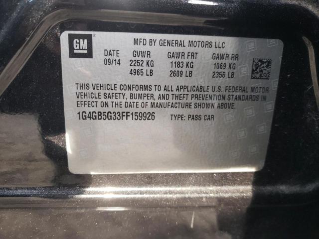 Продажа на аукционе авто 2015 Buick Lacrosse, vin: 1G4GB5G33FF159926, номер лота: 75793983