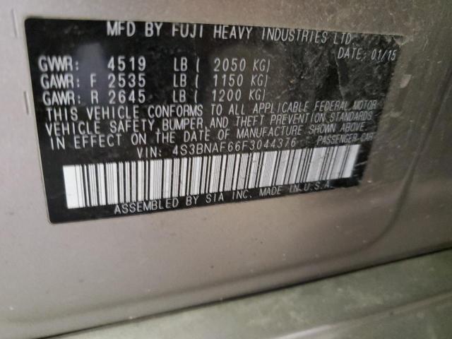 Продаж на аукціоні авто 2015 Subaru Legacy 2.5i Premium, vin: 4S3BNAF66F3044376, номер лоту: 76654643