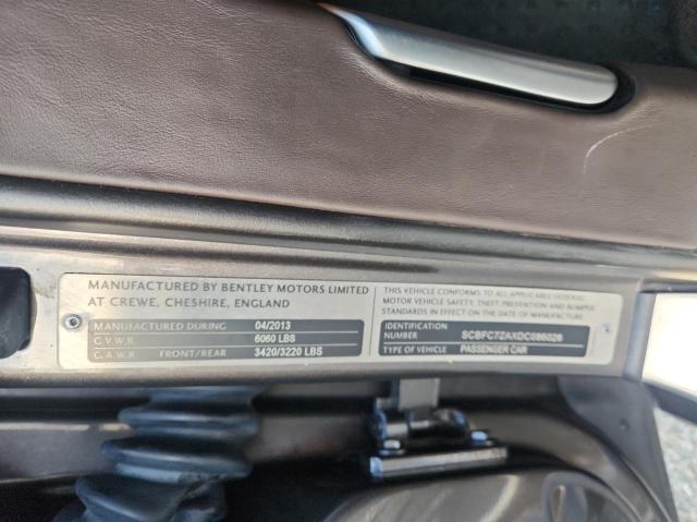 Aukcja sprzedaży 2013 Bentley Continental Gt Speed, vin: SCBFC7ZAXDC086026, numer aukcji: 77573983