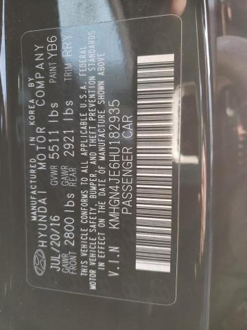 Aukcja sprzedaży 2017 Genesis G80 Base, vin: KMHGN4JE6HU182935, numer aukcji: 78452083