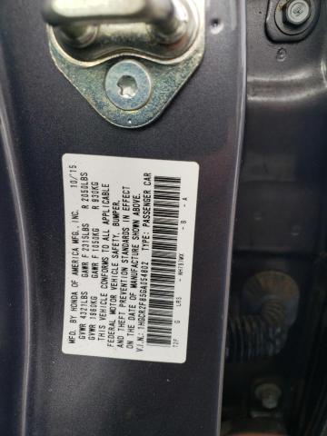 Продажа на аукционе авто 2016 Honda Accord Exl, vin: 1HGCR2F85GA054802, номер лота: 75893663