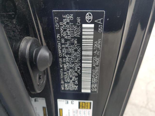 75984613 :رقم المزاد ، JTKJF5C77D3058211 vin ، 2013 Toyota Scion Tc مزاد بيع