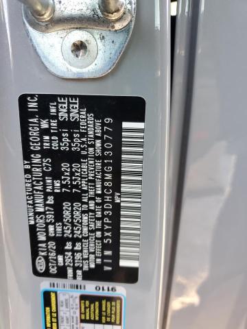 2021 Kia Telluride Ex მანქანა იყიდება აუქციონზე, vin: 5XYP3DHC8MG130779, აუქციონის ნომერი: 77083073