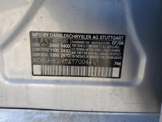Продажа на аукционе авто 2005 Mercedes-benz E 500 4matic, vin: WDBUH83J95X170044, номер лота: 76386543