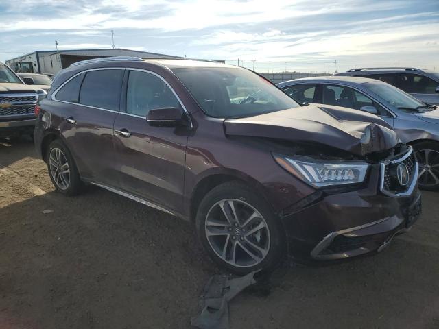 76475523 :رقم المزاد ، 5FRYD4H84HB022961 vin ، 2017 Acura Mdx Advance مزاد بيع