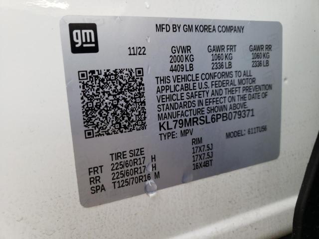 Продажа на аукционе авто 2023 Chevrolet Trailblazer Lt, vin: KL79MRSL6PB079371, номер лота: 74520763