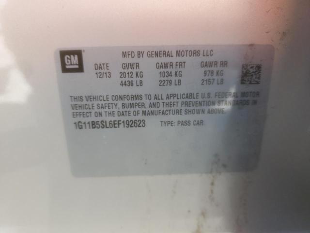 Продаж на аукціоні авто 2014 Chevrolet Malibu Ls, vin: 1G11B5SL6EF192623, номер лоту: 74532573