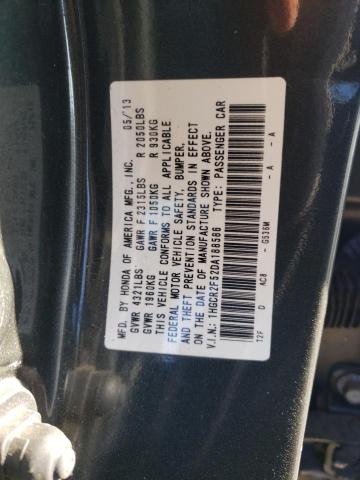 2013 Honda Accord Sport მანქანა იყიდება აუქციონზე, vin: 1HGCR2F52DA188586, აუქციონის ნომერი: 74824563
