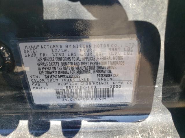 Продажа на аукционе авто 2013 Nissan Versa S, vin: 3N1CN7AP0DL835529, номер лота: 76176573