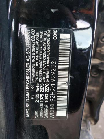 Aukcja sprzedaży 2007 Mercedes-benz C 280 4matic, vin: WDBRF92H97F929252, numer aukcji: 78079323