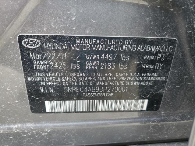 Продаж на аукціоні авто 2011 Hyundai Sonata Se, vin: 5NPEC4AB9BH270001, номер лоту: 77461103
