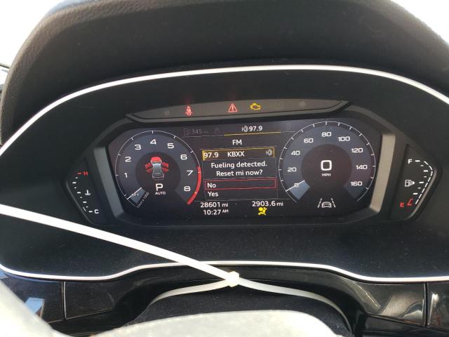 74762323 :رقم المزاد ، WA1BECF35L1107034 vin ، 2020 Audi Q3 مزاد بيع