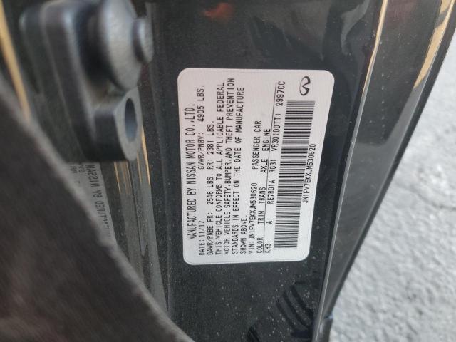 75102243 :رقم المزاد ، JN1FV7EKXJM530620 vin ، 2018 Infiniti Q60 Red Sport 400 مزاد بيع