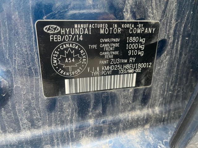 75026103 :رقم المزاد ، KMHD25LH8EU180012 vin ، 2014 Hyundai Elantra Gt مزاد بيع