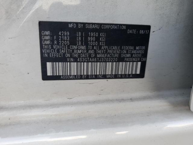 Продажа на аукционе авто 2018 Subaru Impreza, vin: 4S3GTAA61J3703220, номер лота: 76467853
