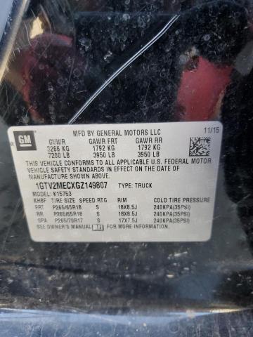 Aukcja sprzedaży 2016 Gmc Sierra K1500 Sle, vin: 1GTV2MECXGZ149807, numer aukcji: 74999393