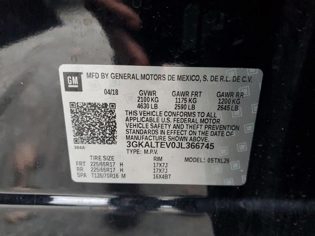 78314853 :رقم المزاد ، 3GKALTEV0JL366745 vin ، 2018 Gmc Terrain Sl مزاد بيع