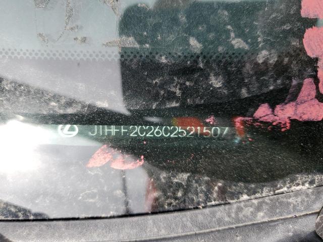77126763 :رقم المزاد ، JTHFF2C26C2521507 vin ، 2012 Lexus Is 250 مزاد بيع