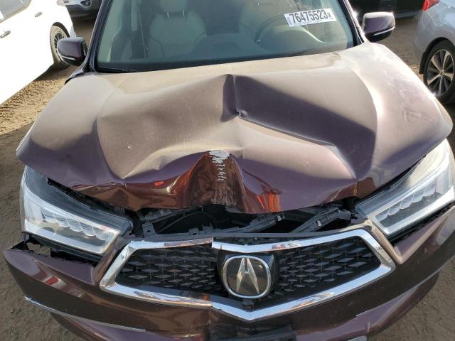 76475523 :رقم المزاد ، 5FRYD4H84HB022961 vin ، 2017 Acura Mdx Advance مزاد بيع