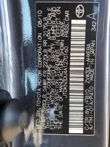 Продаж на аукціоні авто 2010 Toyota Prius, vin: JTDKN3DU4A1270160, номер лоту: 76925723