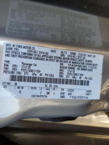 Auction sale of the 2015 Ford C-max Sel, vin: 1FADP5BU9FL115378, lot number: 76790403