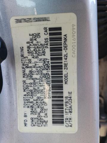77228753 :رقم المزاد ، 5YFBU4EE9DP150547 vin ، 2013 Toyota Corolla Base مزاد بيع