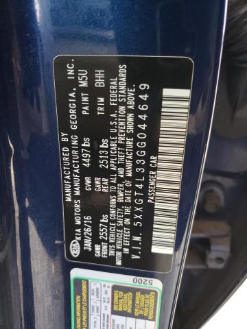 Aukcja sprzedaży 2016 Kia Optima Lx, vin: 5XXGT4L33GG044649, numer aukcji: 75958193