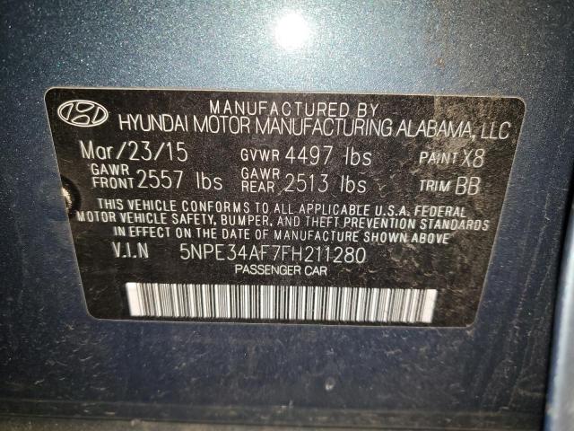 Aukcja sprzedaży 2015 Hyundai Sonata Sport, vin: 5NPE34AF7FH211280, numer aukcji: 78203773