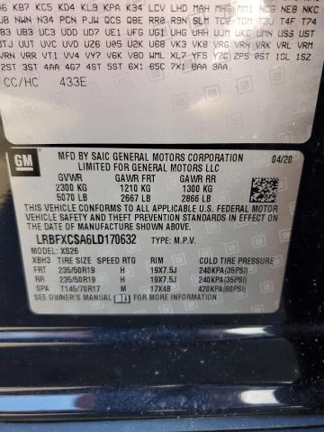 74154343 :رقم المزاد ، LRBFXCSA6LD170632 vin ، 2020 Buick Envision Essence مزاد بيع