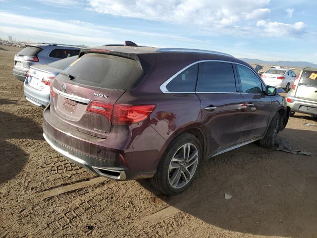 76475523 :رقم المزاد ، 5FRYD4H84HB022961 vin ، 2017 Acura Mdx Advance مزاد بيع