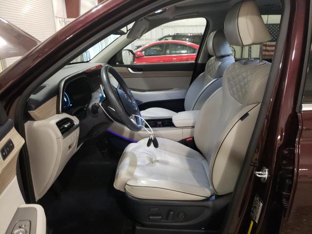 75759643 :رقم المزاد ، KM8R5DHE7MU222481 vin ، 2021 Hyundai Palisade Limited مزاد بيع