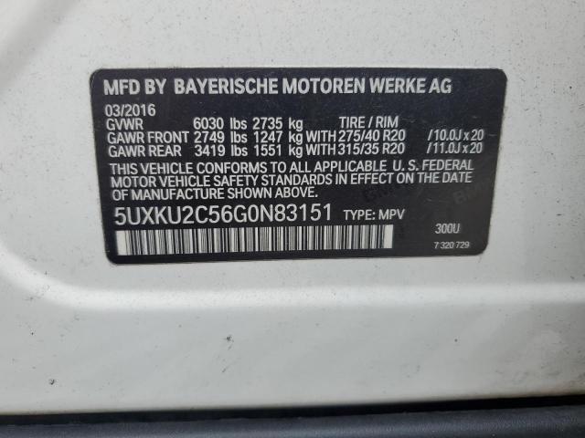Продажа на аукционе авто 2016 Bmw X6 Xdrive35i, vin: 5UXKU2C56G0N83151, номер лота: 75189183