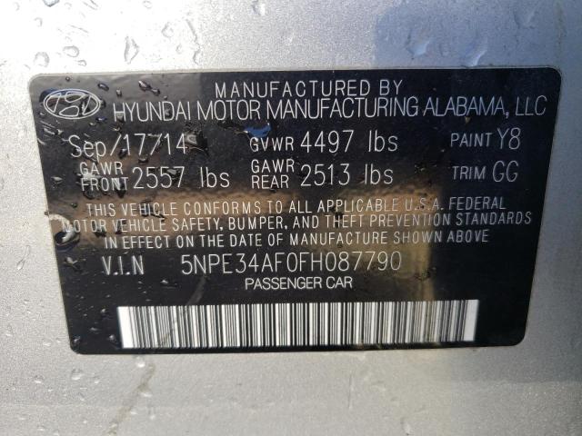 Продаж на аукціоні авто 2015 Hyundai Sonata Sport, vin: 5NPE34AF0FH087790, номер лоту: 77448533