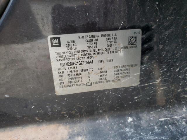 Продажа на аукционе авто 2016 Gmc Sierra, vin: 1GTV2MEC1GZ195641, номер лота: 81310184