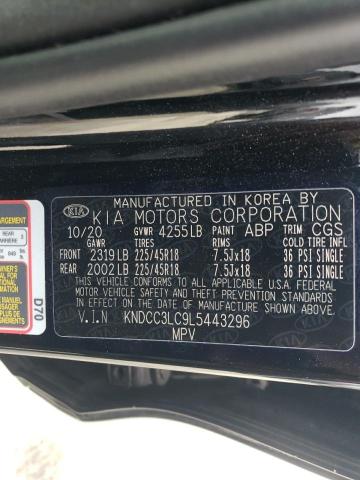 2020 Kia Niro მანქანა იყიდება აუქციონზე, vin: KNDCC3LC9L5443296, აუქციონის ნომერი: 78263344