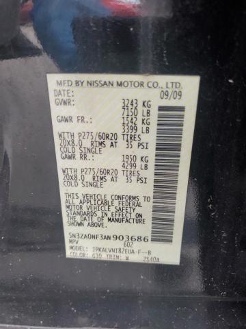 Aukcja sprzedaży 2010 Infiniti Qx56, vin: 5N3ZA0NF3AN903686, numer aukcji: 79736764