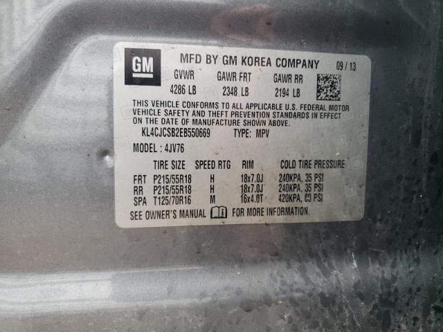 Aukcja sprzedaży 2014 Buick Encore, vin: KL4CJCSB2EB550669, numer aukcji: 81198164