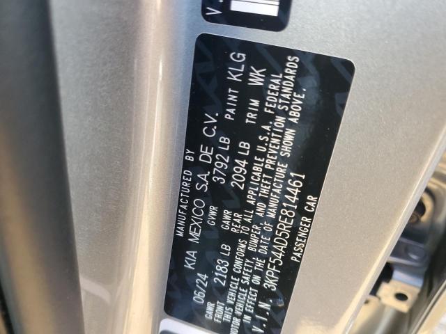 79962674 :رقم المزاد ، 3KPF54AD5RE814461 vin ، 2024 Kia Forte Gt L مزاد بيع
