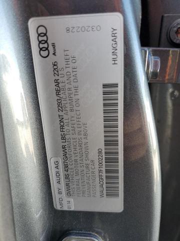 Aukcja sprzedaży 2015 Audi A3 Premium, vin: WAUACGFF7F1002280, numer aukcji: 79261314