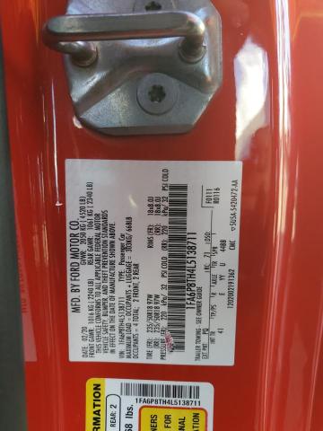 Продаж на аукціоні авто 2020 Ford Mustang, vin: 1FA6P8TH4L5138711, номер лоту: 80084344