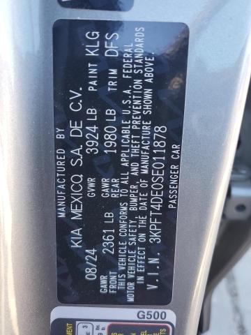 Продаж на аукціоні авто 2025 Kia K4, vin: 3KPFT4DE0SE011878, номер лоту: 80249794