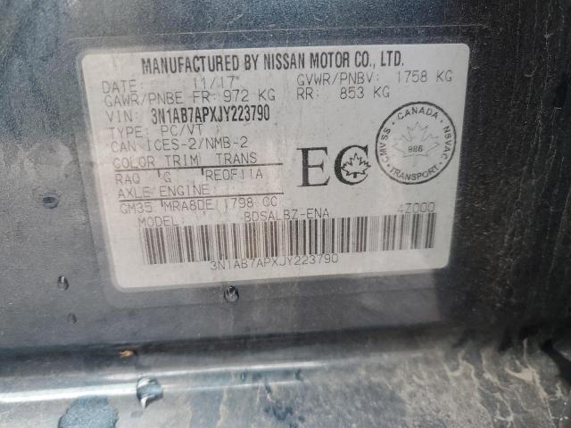 Aukcja sprzedaży 2018 Nissan Sentra, vin: 3N1AB7APXJY223790, numer aukcji: 80722624