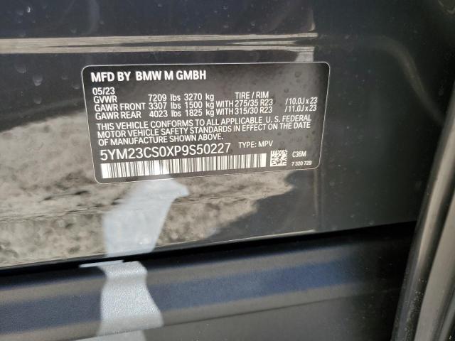 82087354 :رقم المزاد ، 5YM23CS0XP9S50227 vin ، 2023 Bmw Xm مزاد بيع