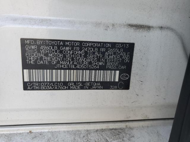 Aukcja sprzedaży 2013 Lexus Gs, vin: JTHCE1BL4D5015264, numer aukcji: 93425005
