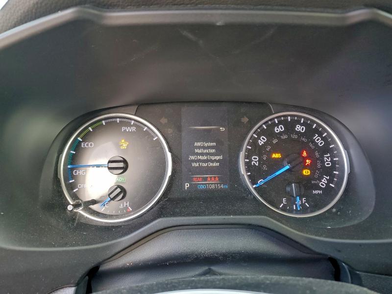 94136755 :رقم المزاد ، 2T3LWRFV8KW006856 vin ، 2019 Toyota Rav4 Hybrid مزاد بيع