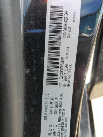 2015 Chrysler 200 S მანქანა იყიდება აუქციონზე, vin: 1C3CCCBG8FN758796, აუქციონის ნომერი: 93563255