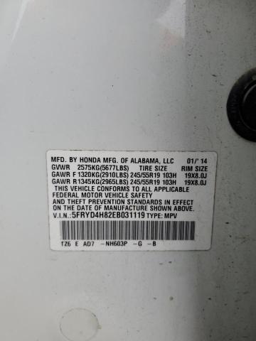 Продажа на аукционе авто 2014 Acura Mdx, vin: 5FRYD4H82EB031119, номер лота: 93299125