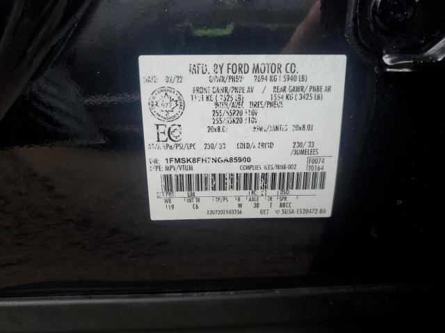 Продаж на аукціоні авто 2022 Ford Explorer, vin: 1FMSK8FH7NGA85900, номер лоту: 90676255