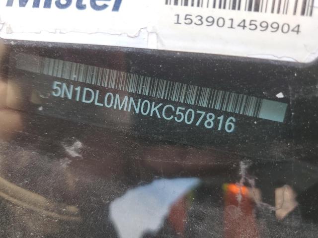 Aukcja sprzedaży 2019 Infiniti Qx60, vin: 5N1DL0MN0KC507816, numer aukcji: 93499535